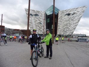 Martin Robb and Malcolm McRoberts who took part in the Gran Fondo