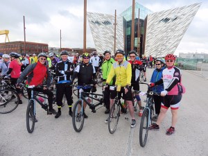 The Lisburn Outlook Team who took part in the Gran Fondo
